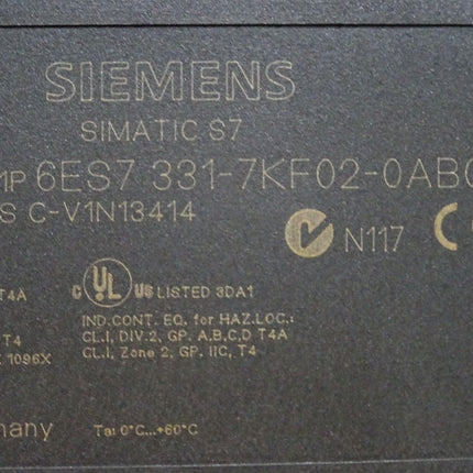 Siemens S7-300 Analogeingabe SM331 6ES7331-7KF02-0AB0 6ES7 331-7KF02-0AB0