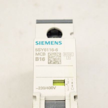 Siemens 5SY6116-6 Leistungsschutzschalter 5SY61 MCB B16 Schütz