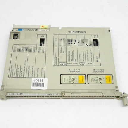 Siemens Simatic S5 6ES5460-4UA13 / 6ES5 460-4UA13 E:02