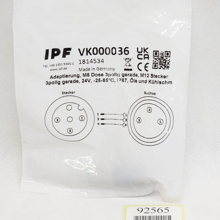 Ipf electronic VK000036 Adaptierung Adapter / Neu OVP