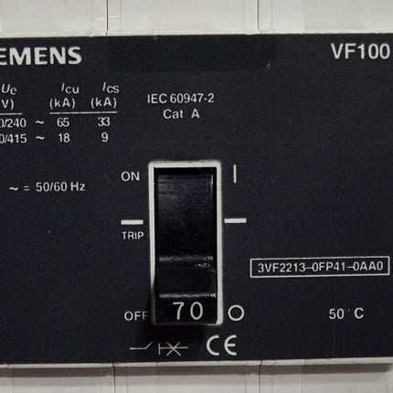 Siemens VF100 3VF2213-0FP41-0AA0 Leistungsschalter