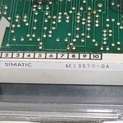 Siemens 6EC3870-0A Simtaic Simadyn 6EC3 870-0A