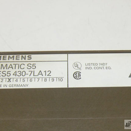 SIEMENS Simatic S5 6ES5 430 7LA12 6ES5430-7LA12 E:03