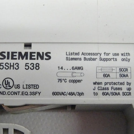 Siemens 5SH3538 Anschlussmodul  5SH3 538 for Siemens Busbar