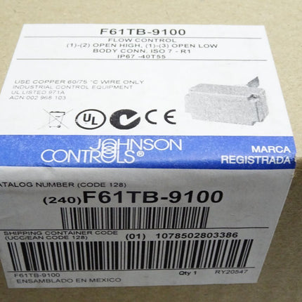 Johnson Controls F61TB-9100 / Neu OVP