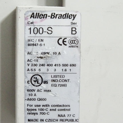 Allen-Bradley 100S-C85KL14BC / 100-C85*00 Safety Contactor