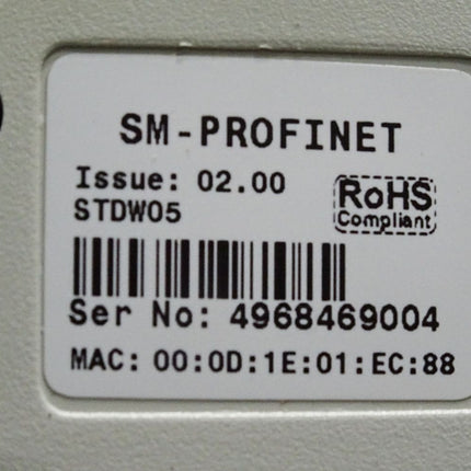 Emerson Control Techniques Unidrive SP SP1401 + SM-Applications Plus STDW10 + SM-Profinet STDW05 + Schaffner FS6008-10-07