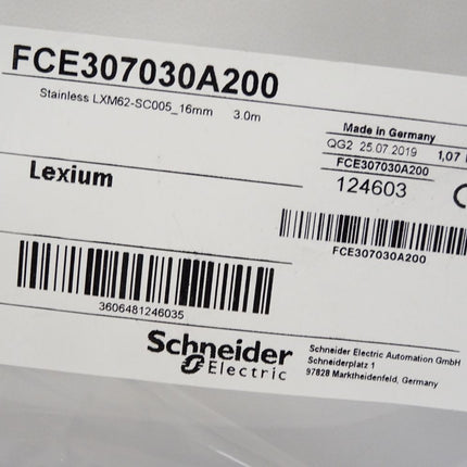 Schneider Electric FCE307030A200 LXM62-SC005_16mm Kabel 3m Lexium / Neu OVP