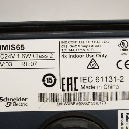 Schneider Electric Touch Panel Magelis HMiSTU655 HMIS65 HMIS5T