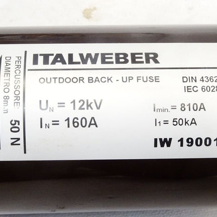 Italweber Outdoor Back-Up Fuse / IW1900160 / 160A 12kV /  Neu