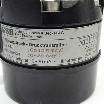 KSB 00125765 Differenz-Drucktransmitter 00125765