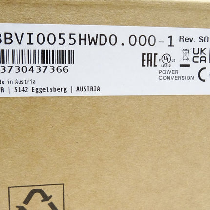 B&R Acopos Multi I0055D 8BVI0055HWD0.000-1 Rev S0 + Einsteckmodul AC0122 8BAC0122.000-1 / Neu OVP versiegelt