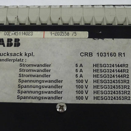 ABB CRB 103160 R1 SCU Einheit komplett CRB103160R1