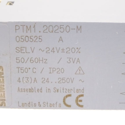 Siemens Landis&Staefa PTM1.2Q250-M 050525