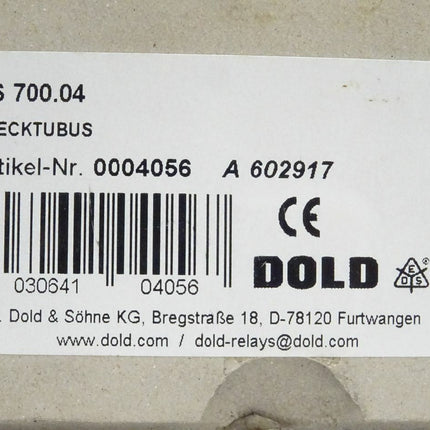 E.Dold u. Shöhne ZS 700.04 / 0004056 Stecktubus NEU/OVP