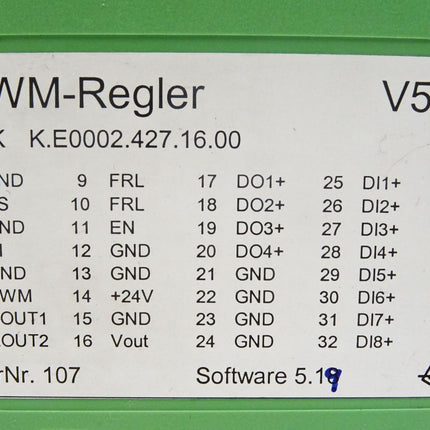 PWM-Regler TKK K.E0002.427.16.00