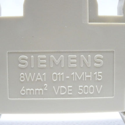 Siemens 20 Stk. 8WA1011-1MH15 Messtrennklemme Siemens 8WA1 011-1MH15 Neu-OVP