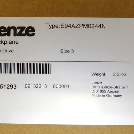 Lenze Servo Drives 9400 E94AMHE0244 E94AMHE0244B22LFEN-M0244N 15571980 15572082 E94AYAB E94AYM22 E94AYFLF E94AYCEN E94AZPM0244N / Neu OVP