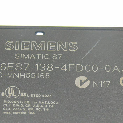 Siemens 6ES7138-4FD00-0AA0 Simatic S7 6ES7 138-4FD00-0AA0