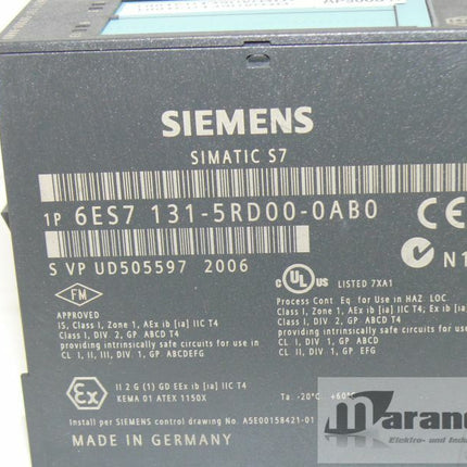 Siemens 6ES7131-5RD00-0AB0 / 6ES7 131-5RD00-0AB0