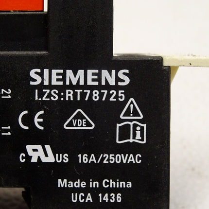 Siemens Relais + Sockel RT4A4T30 RT78725 Schrack RT424730