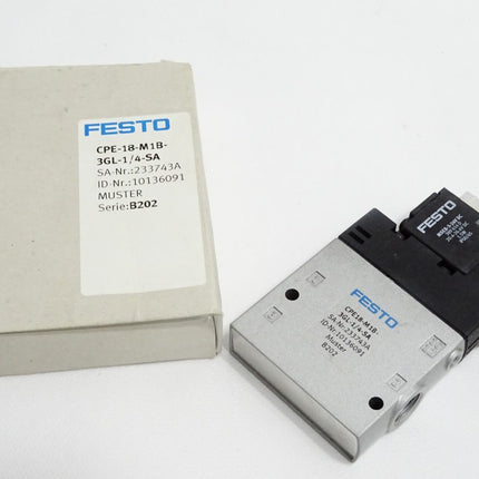 Festo Ventil 10136091 CPE-18-M1B-3GL-1/4-SA / Neu OVP