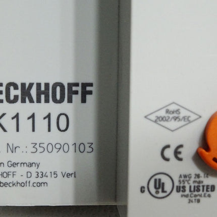 Beckhoff EK1110 EtherCAT-Verlängerung