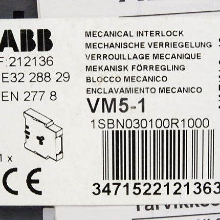 ABB VM5-1 Mechanische Verriegelung / Neu OVP