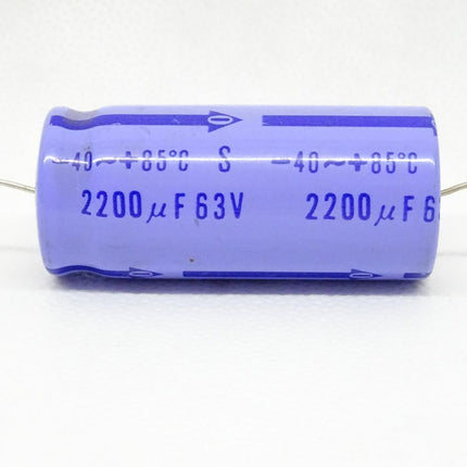 Kondensator JAPAN  8152 40~ +85° C S -40 2200 µF 63V