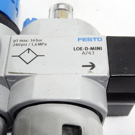 Festo Wartungseinheit FRC-3/8-D-MINI LOE-D-MINI 162734