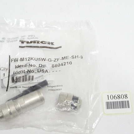 Turck FW-M12KU5W-G-ZF-ME-SH-9 Field-Wireable Connector / Neu OVP