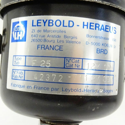 Leybold - Heraeus F25 Vacuum Staubfilter 42372-7112709 // F 25