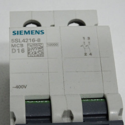 Siemens 5SL4216-8 MCB D16 Leitungsschutzschalter