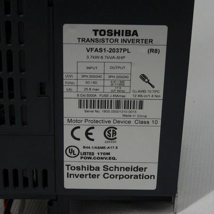 TOSHIBA Schneider VFAS1-2037PL Inverter / Umrichter 3,7kW / 5HP