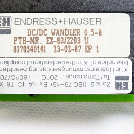 Endress+Hauser Einschubkarte FTL170Z  Nivotester