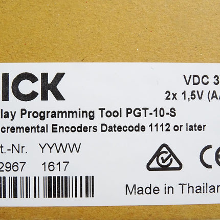 Sick 1052967 PGT-10-S Display Programmiergerät für die programmierbaren Inkremental-Encoder / Neu OVP