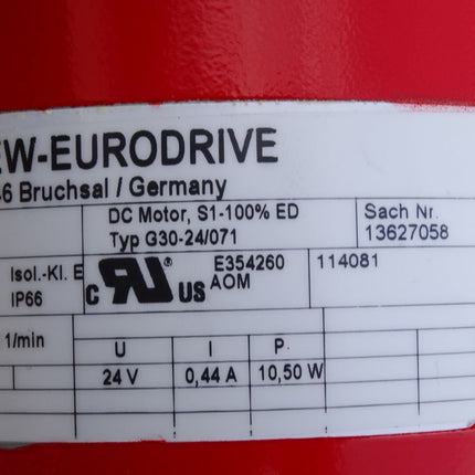 SEW Eurodrive 13627058 Lüfter V71 G30-24/071 Unbenutzt