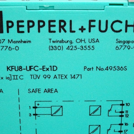 Pepperl+Fuchs K-System Frequenzmessumformer KFU8-UFC-Ex1.D 49536S / Neu OVP