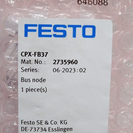 Festo 2735960 CPX-FB37 Busknoten / Neu OVP