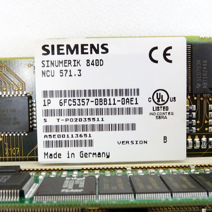 Siemens Sinumerik 840D NCU 571.3 6FC5357-0BB11-0AE1 Version B