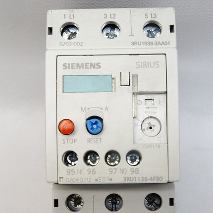 Siemens Sirius 3RU1136-4FB0 Überlastrelais 28...40 A