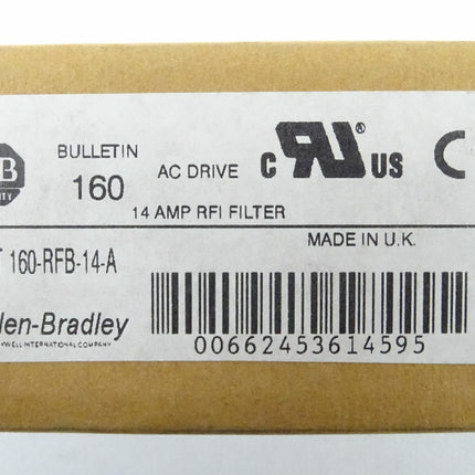 Allen Bradley CAT 160-RFB-14-A Input RFI Filter