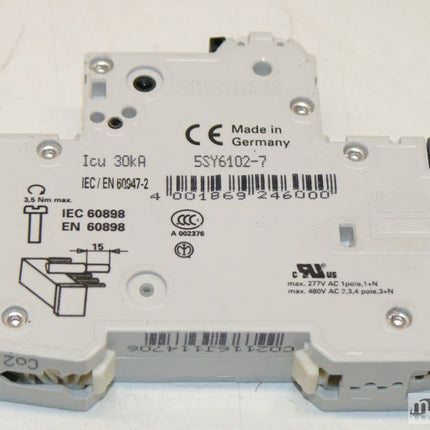 Siemens SY61 C6 Leitungsschutzschalter SY61 C6