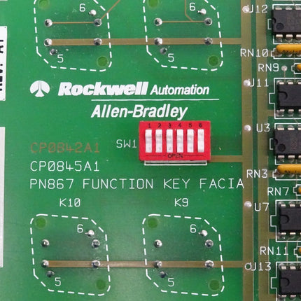 Allen Bradley Rockwell Automation CP0845A1 CP084241 PN867 Funktion Key Facia