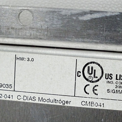 Sigmatek 12-002-041 C-DIAS Modulträger CMB041 HW:3.0