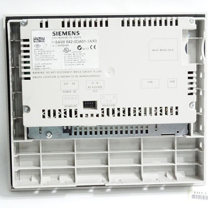 Siemens Panel OP177B 6" 6AV6642-0DA01-1AX0 6AV6 642-0DA01-1AX0