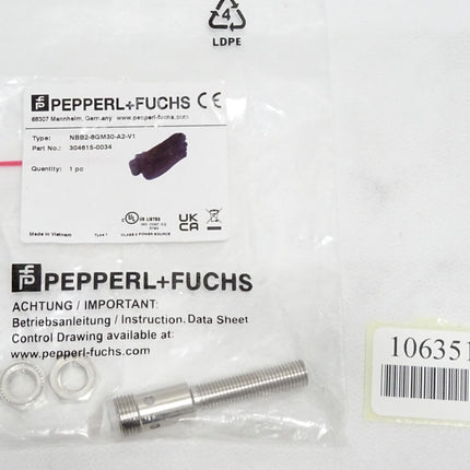 Pepperl+Fuchs 304615-0034 NBB2-8GM30-A2-V1 Induktiver Sensor / Neu OVP