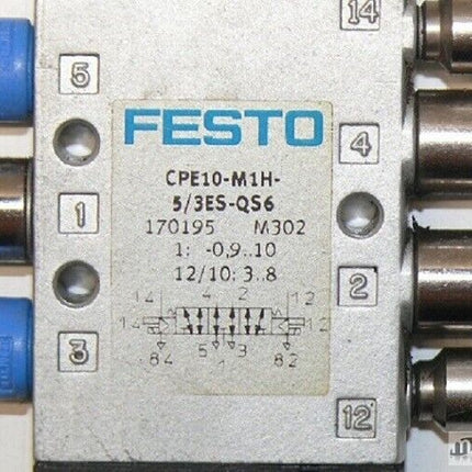 Festo CPE10-M1H-5/ES-QS6 170195 / MSZB-3-24 DC