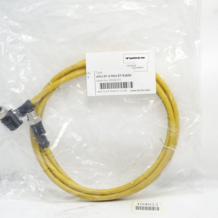 Turck RFID Cable Standard Version WK4.5T-2-RS4.5T/S2500 6699203 / Neu OVP