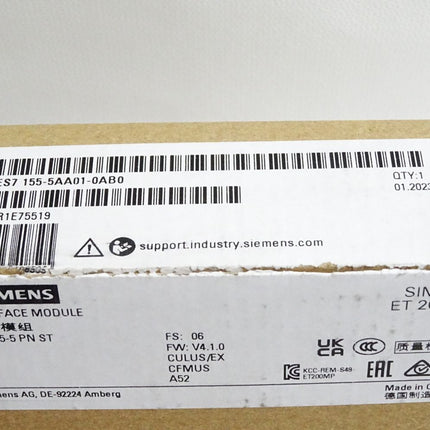 Siemens ET200MP IM155-5 PN ST 6ES7155-5AA01-0AB0 6ES7 155-5AA01-0AB0 / Neu OVP